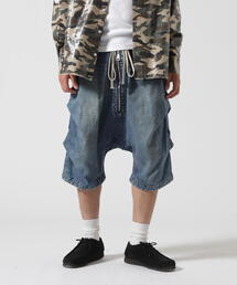 ROYAL FLASH | A.F ARTEFACT/エーエフ・アーティファクト/Denim Tuck Shorts(デニムパンツ)