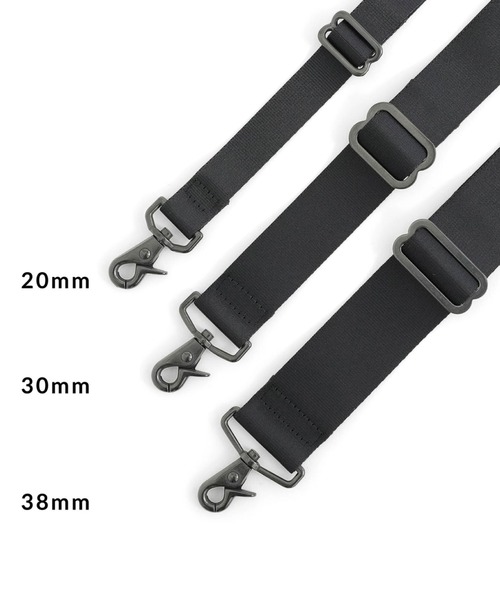 STANDARD SUPPLY（スタンダードサプライ）の「スタンダードサプライ / WANDER ワンダー / SHOULDER STRAP 20 ショルダーストラップ20（ショルダーバッグ・レディース・ブラック・FREE）」の7枚目の写真