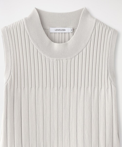 LOVELESS（ラブレス）の「ニットブロックワンピース（ワンピース・レディース・ベージュ系その他・34/36/38）」の4枚目の写真