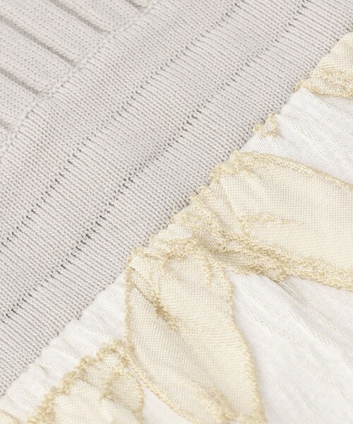 LOVELESS（ラブレス）の「ニットブロックワンピース（ワンピース・レディース・ベージュ系その他・34/36/38）」の7枚目の写真