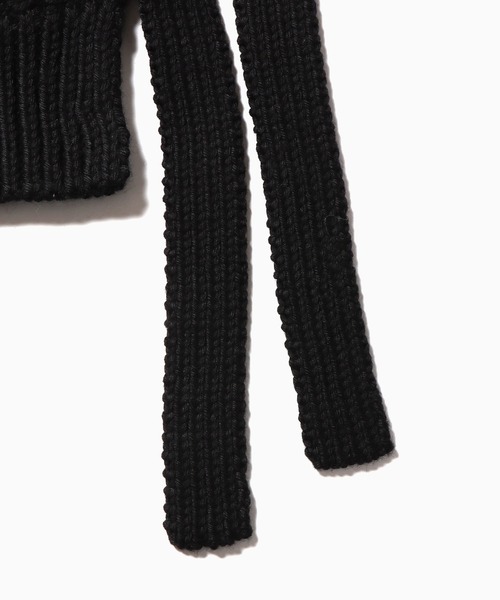 SAYAKADAVIS(サヤカディヴィス)の「SAYAKA DAVIS/サヤカ デイヴィス Knit Vest ニットベスト(ベスト・レディース・ブラック/クリーム・S)」の6枚目の写真