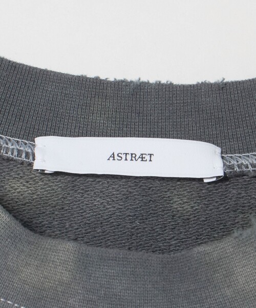 ASTRAET＞アシッドウォッシュ ダメージ スウェット（スウェット
