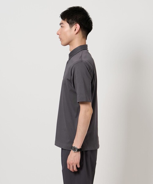 green label relaxing(グリーンレーベルリラクシング)の「【WEB限定】デイリードライ ボタンダウン ポロシャツ -吸水速乾・抗菌-(ポロシャツ・メンズ・ホワイト/モカ/ダークグレー/ネイビー/ブラック・S/L/M/XL)」の22枚目の写真