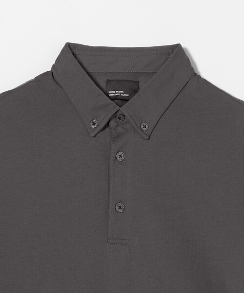 green label relaxing(グリーンレーベルリラクシング)の「【WEB限定】デイリードライ ボタンダウン ポロシャツ -吸水速乾・抗菌-(ポロシャツ・メンズ・ホワイト/モカ/ダークグレー/ネイビー/ブラック・S/L/M/XL)」の14枚目の写真