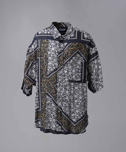 MAISON SPECIAL（メゾンスペシャル）の「《UNISEX》【Italian Dead Stock Fabric】Prime-Over Regular Collar Short Sleeve Shirt Coat/プライムオーバーレギュラーカラーショートスリーブシャツコート【MAISON SPECIAL/メゾンスペシャル】（シャツ/ブラウス・メンズ・その他8/その他1/その他2/その他3/その他5/その他6/その他4/その他7/その他9・1/2）」の12枚目の写真