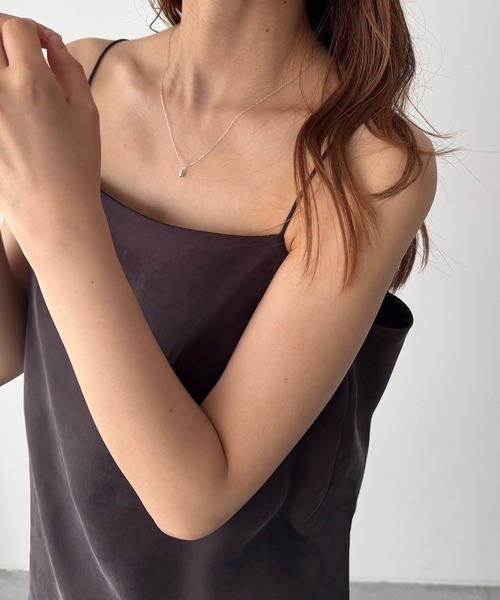 CANAL JEAN(キャナルジーン)の「Pt Tiny bouleネックレス(ネックレス・レディース・シルバー/ゴールド・ONE SIZE)」の2枚目の写真