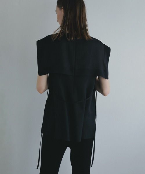MANOF(マノフ)の「LAYER COMBI TOPS(シャツ/ブラウス・レディース・ホワイト/ブラック・FREE)」の15枚目の写真