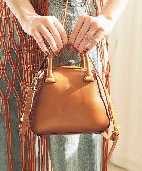 Ungrid(アングリッド)の「【Ungrid/アングリッド】アンティーク ミニボストンバッグ(ボストンバッグ・レディース・ブラック/キャメル・FREE)」の8枚目の写真