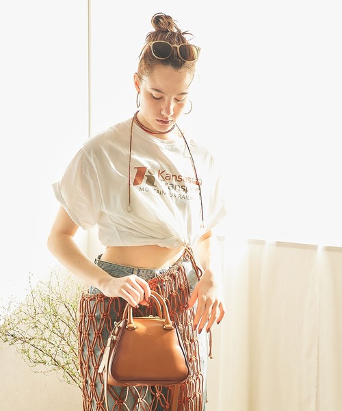 Ungrid(アングリッド)の「【Ungrid/アングリッド】アンティーク ミニボストンバッグ(ボストンバッグ・レディース・ブラック/キャメル・FREE)」の9枚目の写真