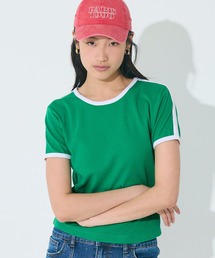 スムースコンパクトリンガーTシャツ