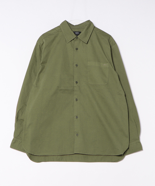 【タグ付き新品】 A.P.C. CHEMISE SATURDAY ウール シャツ A.P.C.（アーペーセー）｜シャツ/ブラウス一覧 - WEAR 【タグ付き新品