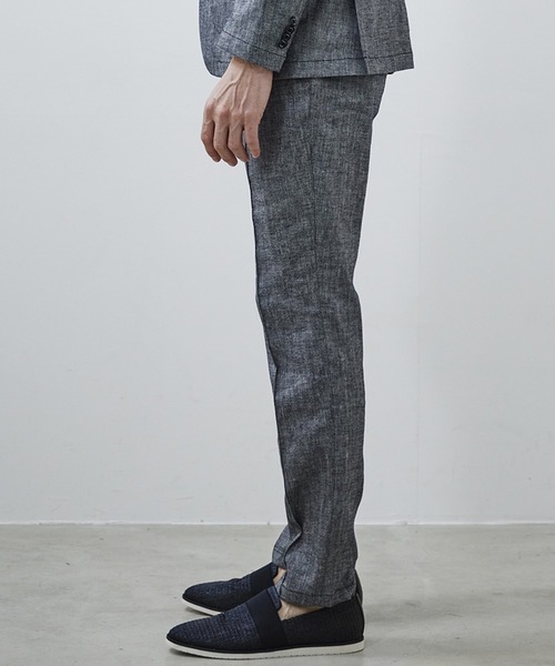 g-stage（ジーステージ）の「春夏ヘリンボンスラックス　ジ－ステ－ジ（テーラードジャケット・メンズ・チャコールグレー/ネイビー・46/48/50）」の12枚目の写真