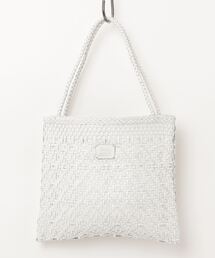MAISON mou（メゾンムー）の「【Swaraj/スワラージ】手編みメッシュレザー・スクエアシェイプ BAG（トートバッグ）」