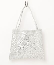 【Swaraj/スワラージ】手編みメッシュレザー・スクエアシェイプ BAG