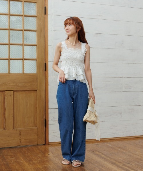 flower（フラワー）の「ブルームセットビスチェ（キャミソール・レディース・ブラック/ホワイト・FREE）」の22枚目の写真