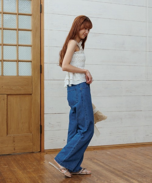 flower（フラワー）の「ブルームセットビスチェ（キャミソール・レディース・ブラック/ホワイト・FREE）」の21枚目の写真