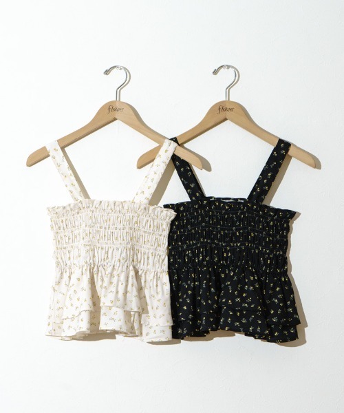flower（フラワー）の「ブルームセットビスチェ（キャミソール・レディース・ブラック/ホワイト・FREE）」の17枚目の写真