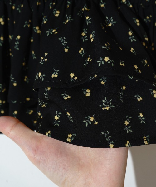 flower（フラワー）の「ブルームセットビスチェ（キャミソール・レディース・ブラック/ホワイト・FREE）」の4枚目の写真