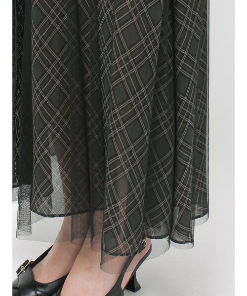 RESEXXY（リゼクシー）の「チュールレイヤードフレアスカート（スカート・レディース・グリーン/ピンク/ブラウン・FREE）」の20枚目の写真