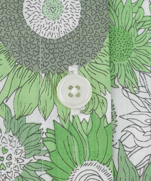 MACKINTOSH PHILOSOPHY（ﾏｯｷﾝﾄｯｼｭ ﾌｨﾛｿﾌｨｰ）の「リバティバンドカラーワンピース（ワンピース・レディース・グリーン/ライトブルー・38/36/34）」の11枚目の写真