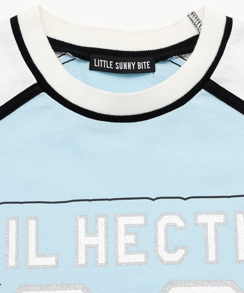 Little sunny bite（リトルサニーバイト）の「littlesunnybite/リトルサニーバイト/numbering long tee（Tシャツ/カットソー・レディース・ブラック/ホワイト/ピンク・M/S）」の14枚目の写真