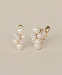 NOIR DE POUPEE | Bubbloop パールづくしイヤリング ノンホールピアス(イヤリング)