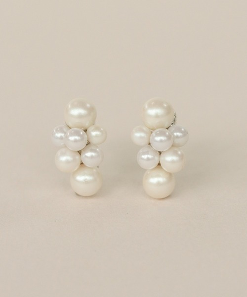 NOIR DE POUPEE（ノワールドプーペ）の「Bubbloop パールづくしイヤリング ノンホールピアス（イヤリング・レディース・ゴールド/シルバー・FREE）」の7枚目の写真