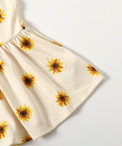 apres les cours（アプレレクール）の「【接触冷感/ジュニア対応】肩リボンペプラムTシャツ（Tシャツ/カットソー・キッズ・レッド/ドット/ブルー/イエロー・120/110/100/90/140/130/80）」の19枚目の写真