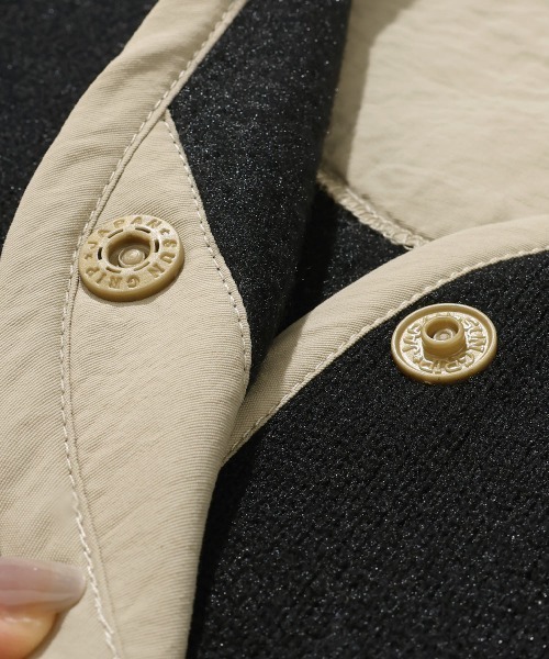 KRIFF MAYER Lady's Collection（クリフメイヤーレディースコレクション）の「ニットフリースカーデ（カーディガン/ボレロ・レディース・カラフル/チャコール/ネイビー/グレー/オリーブ/ブラック・MEDIUM/LARGE）」の16枚目の写真