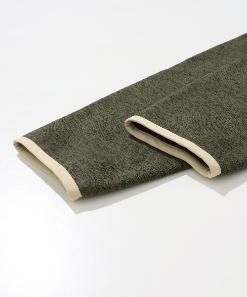 KRIFF MAYER Lady's Collection（クリフメイヤーレディースコレクション）の「ニットフリースカーデ（カーディガン/ボレロ・レディース・カラフル/チャコール/ネイビー/グレー/オリーブ/ブラック・MEDIUM/LARGE）」の19枚目の写真