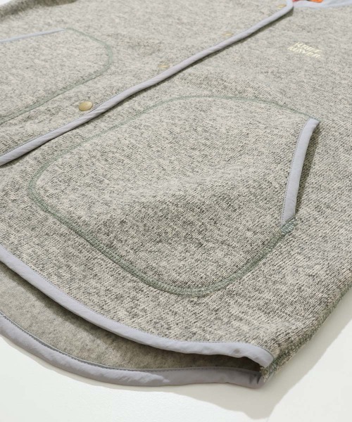 KRIFF MAYER Lady's Collection（クリフメイヤーレディースコレクション）の「ニットフリースカーデ（カーディガン/ボレロ・レディース・カラフル/チャコール/ネイビー/グレー/オリーブ/ブラック・MEDIUM/LARGE）」の20枚目の写真