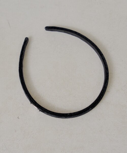 Chico（チコ）の「【ロゴプレート】パーツ付きベロアカチューシャ（カチューシャ・レディース・ブラウン/ブラック・FREE）」の4枚目の写真