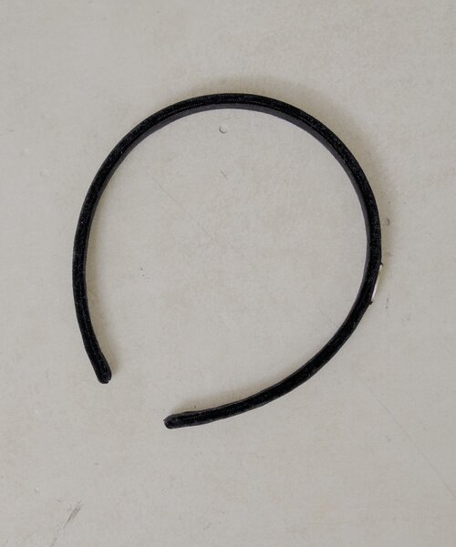 Chico（チコ）の「【ロゴプレート】パーツ付きベロアカチューシャ（カチューシャ・レディース・ブラウン/ブラック・FREE）」の5枚目の写真