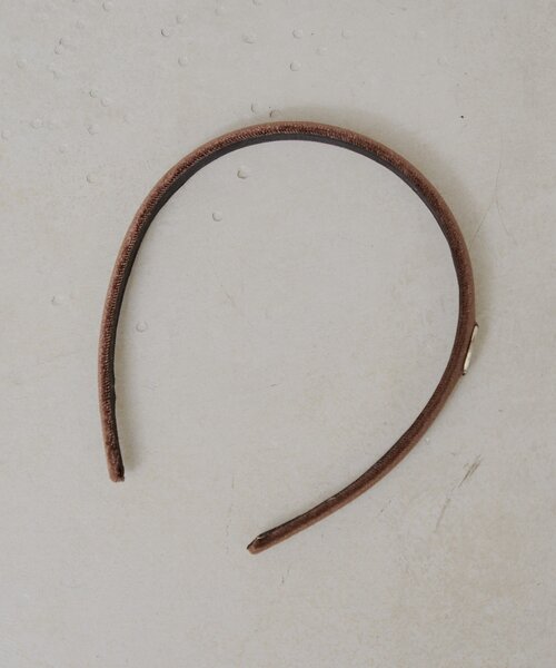 Chico（チコ）の「【ロゴプレート】パーツ付きベロアカチューシャ（カチューシャ・レディース・ブラウン/ブラック・FREE）」の8枚目の写真