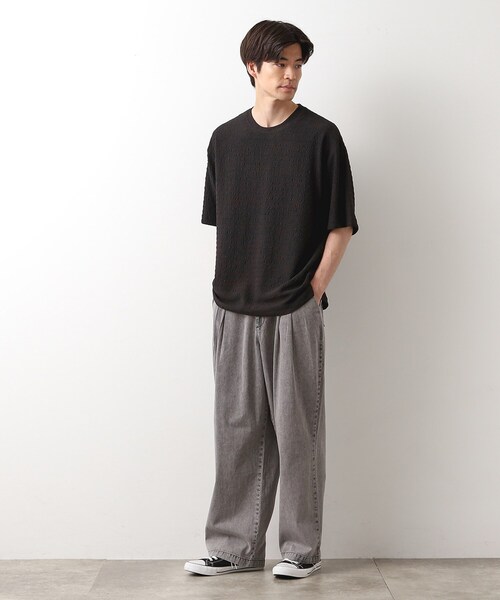 THE SHOP TK (ザ ショップ ティーケー )の「ツータックワイドデニムパンツ(その他パンツ・メンズ・ライトグレー/ブルー系その他・01/02/03)」の7枚目の写真