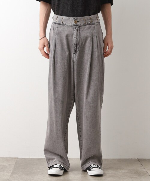 THE SHOP TK (ザ ショップ ティーケー )の「ツータックワイドデニムパンツ(その他パンツ・メンズ・ライトグレー/ブルー系その他・01/02/03)」の21枚目の写真