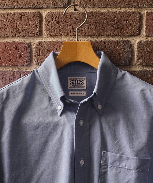 SHIPS（シップス）の「SHIPS: AUTHENTIC スーピマ オックスフォード ボタンダウン シャツ（シャツ/ブラウス・メンズ・ブルー/ホワイト・LARGE/MEDIUM/SMALL/X-LARGE）」の3枚目の写真