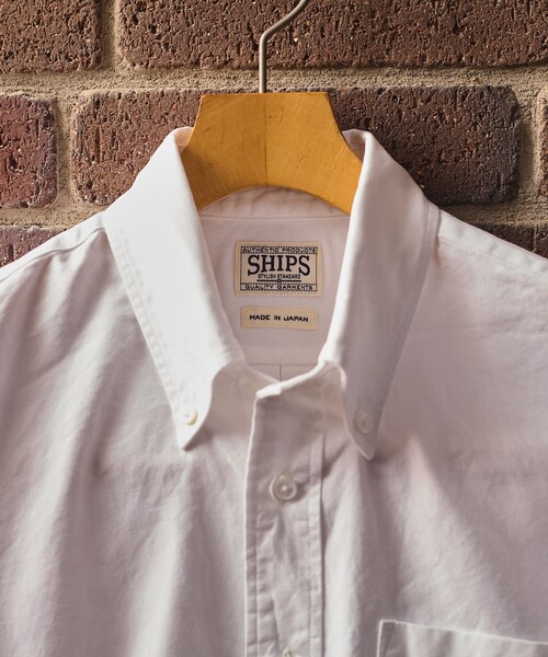 SHIPS（シップス）の「SHIPS: AUTHENTIC スーピマ オックスフォード ボタンダウン シャツ（シャツ/ブラウス・メンズ・ブルー/ホワイト・LARGE/MEDIUM/SMALL/X-LARGE）」の4枚目の写真