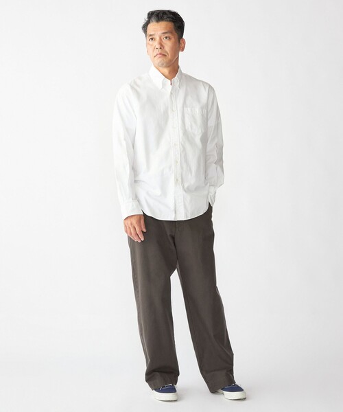 SHIPS（シップス）の「SHIPS: AUTHENTIC スーピマ オックスフォード ボタンダウン シャツ（シャツ/ブラウス・メンズ・ブルー/ホワイト・LARGE/MEDIUM/SMALL/X-LARGE）」の5枚目の写真