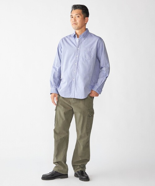 SHIPS（シップス）の「SHIPS: AUTHENTIC スーピマ オックスフォード ボタンダウン シャツ（シャツ/ブラウス・メンズ・ブルー/ホワイト・LARGE/MEDIUM/SMALL/X-LARGE）」の6枚目の写真