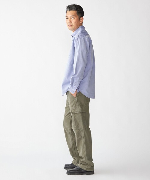 SHIPS（シップス）の「SHIPS: AUTHENTIC スーピマ オックスフォード ボタンダウン シャツ（シャツ/ブラウス・メンズ・ブルー/ホワイト・LARGE/MEDIUM/SMALL/X-LARGE）」の9枚目の写真