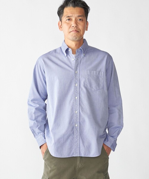 SHIPS（シップス）の「SHIPS: AUTHENTIC スーピマ オックスフォード ボタンダウン シャツ（シャツ/ブラウス・メンズ・ブルー/ホワイト・LARGE/MEDIUM/SMALL/X-LARGE）」の10枚目の写真