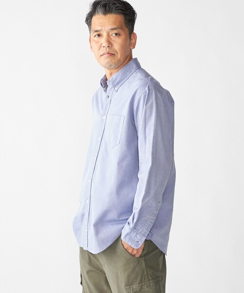SHIPS（シップス）の「SHIPS: AUTHENTIC スーピマ オックスフォード ボタンダウン シャツ（シャツ/ブラウス・メンズ・ブルー/ホワイト・LARGE/MEDIUM/SMALL/X-LARGE）」の13枚目の写真