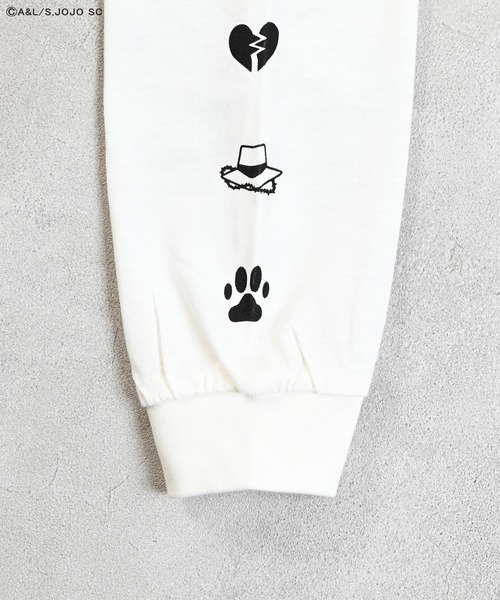 ジョジョの奇妙な冒険（ジョジョノキミョウナボウケン）の「【ジョジョの奇妙な冒険】別注L/S Tee（Tシャツ/カットソー・キッズ・パープル/ホワイト/ブラック・150/140/110/100/90/80/130/120）」の17枚目の写真