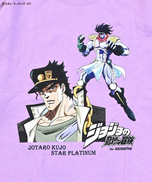 ジョジョの奇妙な冒険（ジョジョノキミョウナボウケン）の「【ジョジョの奇妙な冒険】別注L/S Tee（Tシャツ/カットソー・キッズ・パープル/ホワイト/ブラック・150/140/110/100/90/80/130/120）」の21枚目の写真