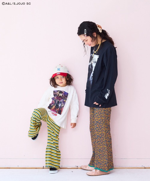 ジョジョの奇妙な冒険（ジョジョノキミョウナボウケン）の「【ジョジョの奇妙な冒険】別注L/S Tee（Tシャツ/カットソー・キッズ・パープル/ホワイト/ブラック・150/140/110/100/90/80/130/120）」の10枚目の写真