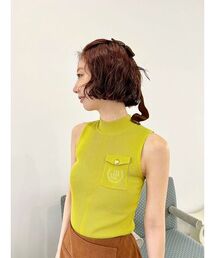 【関税込み】lesugiatelier カーキ ハイネック セーター 洗える】ソフトカシミヤミックス ハイネックニット （ニット