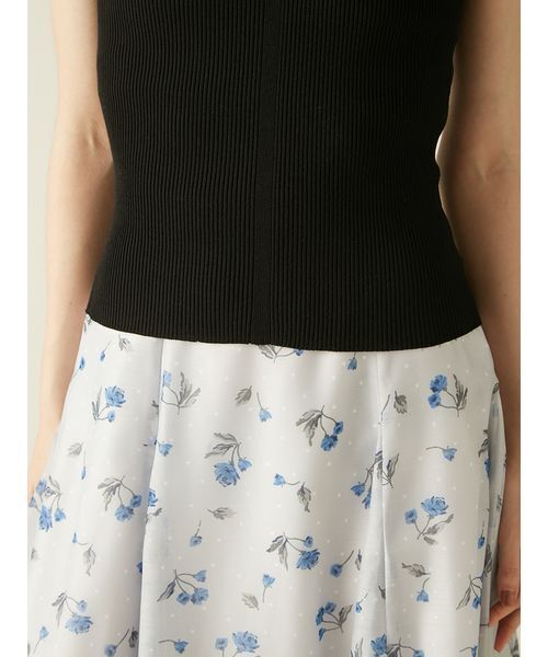 ポケットディテールリブニットトップス（ニット/セーター）｜LILY