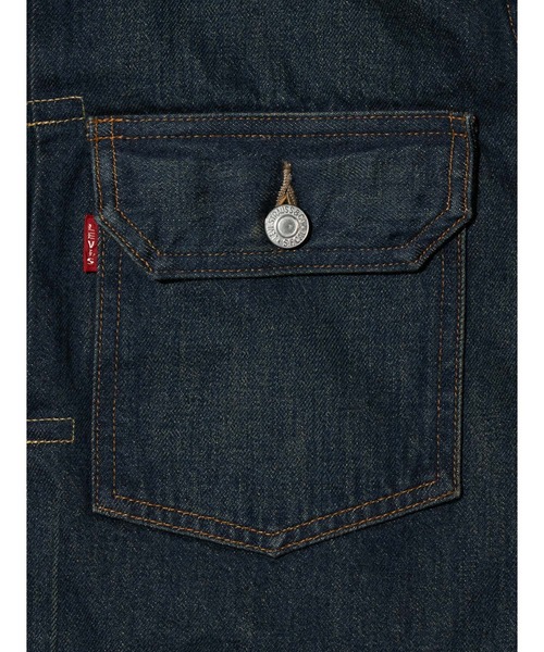 Levi's（リーバイス）の「Levi's/リーバイス LEVI'S(R) VINTAGE CLOTHING 1936 TYPE I トラッカージャケット ミディアムインディゴ（デニムジャケット・メンズ・インディゴブルー・XX-LARGE/XL/L/M/S）」の8枚目の写真