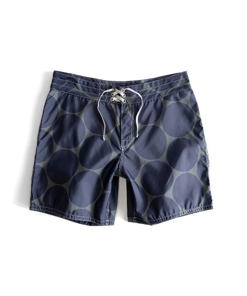 BIRDWELL(バードウェル)の「【BIRD WELL/バードウェル】300 Boardshorts 超強度 撥水性 速乾性 水着 ボードショーツ メガドット ライン(水着・メンズ・ネイビー/グリーン・30inch/32inch/28inch/34inch)」の2枚目の写真